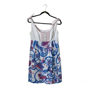 Lilly Pulitzer Size 6 Blayne Dress Scales & Tails White blue & pink mermaid
